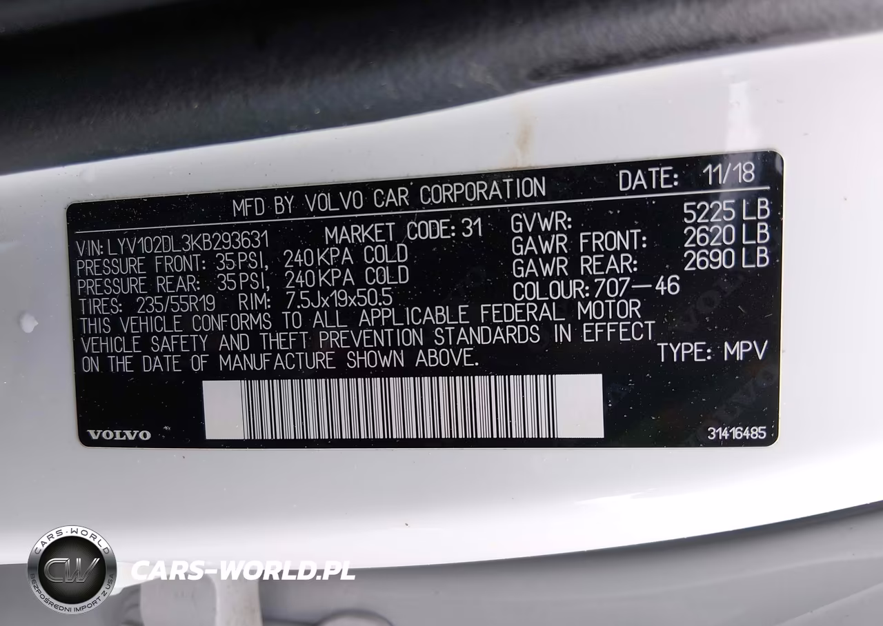 2019 Volvo Xc60 T5 Inscription VIN:LYV102DL3KB293631 - 9