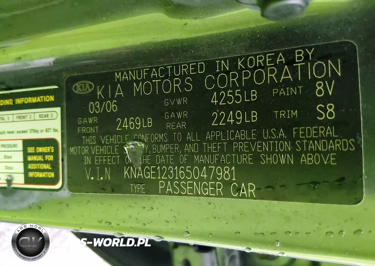 2006 Kia Optima Ex (New)-Lx (New) VIN:KNAGE123165047981 - 9
