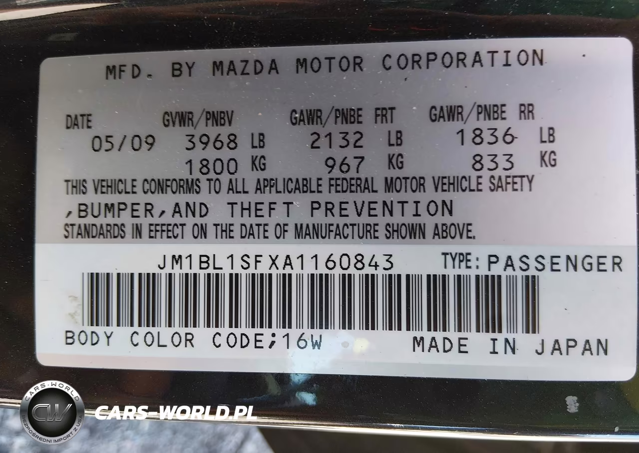 2010 Mazda Mazda3 I Touring VIN:JM1BL1SFXA1160843 - 9