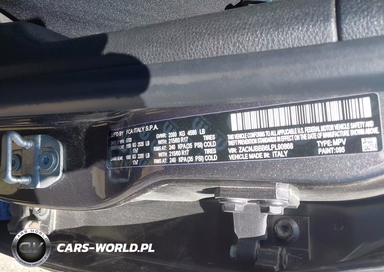 2020 Jeep Renegade Latitude VIN:ZACNJBBB6LPL90868 - 9