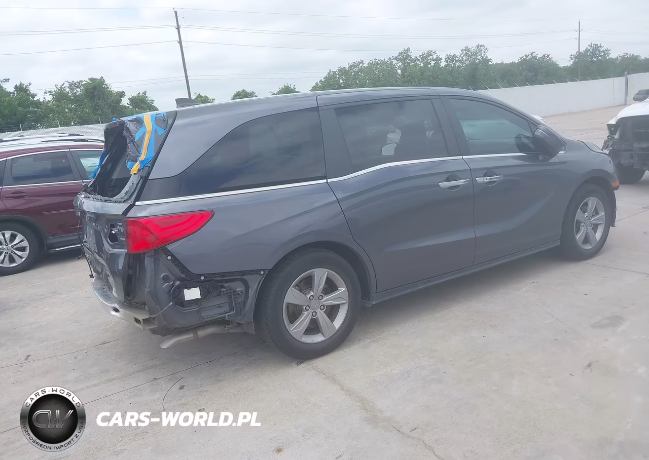 2020 Honda Odyssey Ex-L-Ex-L W-Navi Res VIN:5FNRL6H72LB062220 - 4