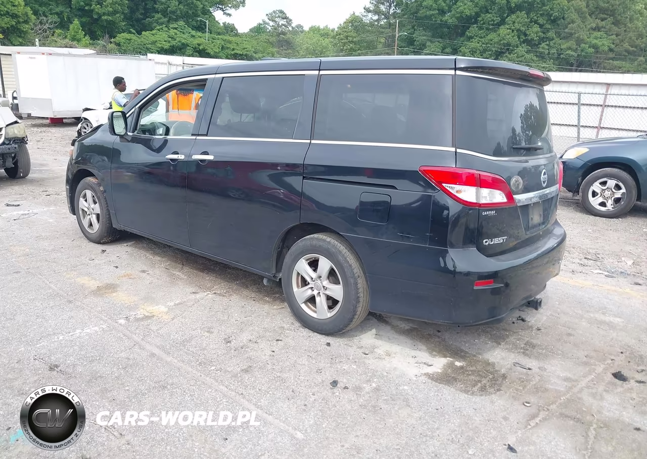 2013 Nissan Quest Sv VIN:JN8AE2KP6D9070961 - 3