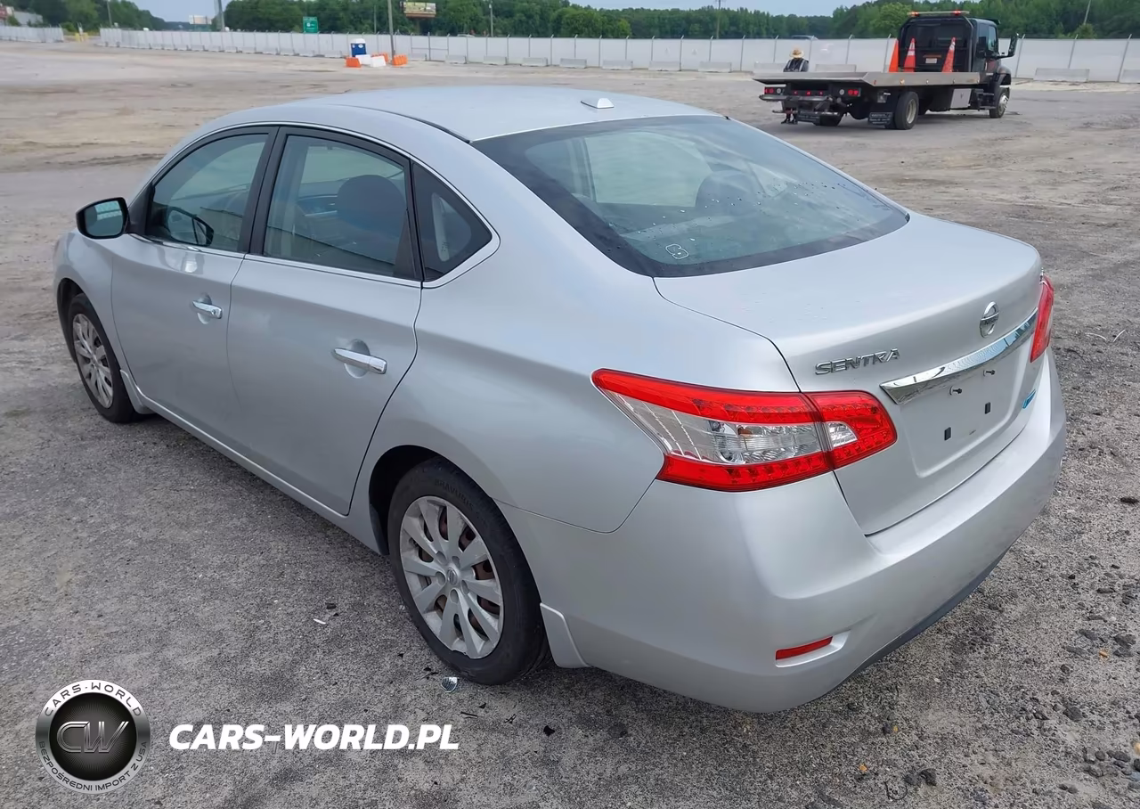 2013 Nissan Sentra Sv VIN:3N1AB7APXDL661646 - 3