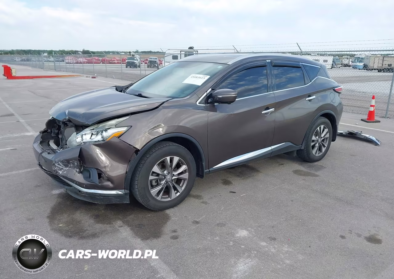 2015 Nissan Murano Sl VIN:5N1AZ2MG9FN213453 - 2