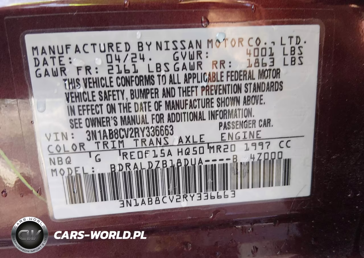 2024 Nissan Sentra Sv Xtronic Cvt VIN:3N1AB8CV2RY336663 - 9