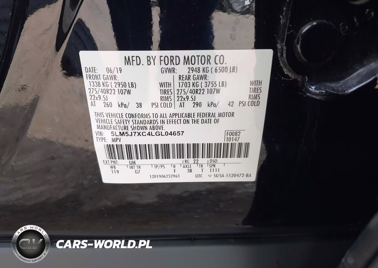 2020 Lincoln Aviator Reserve VIN:5LM5J7XC4LGL04657 - 9