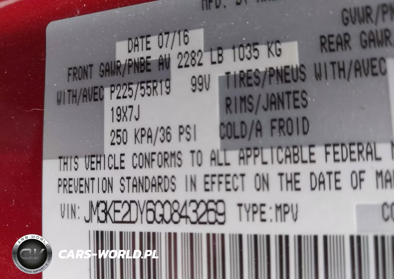 2016 Mazda Cx-5 Grand Touring VIN:JM3KE2DY6G0843269 - 9
