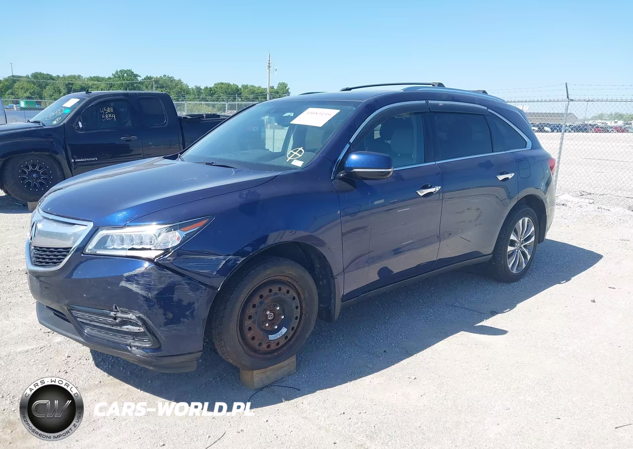 2014 Acura Mdx Technology Package VIN:5FRYD4H40EB027566 - 2