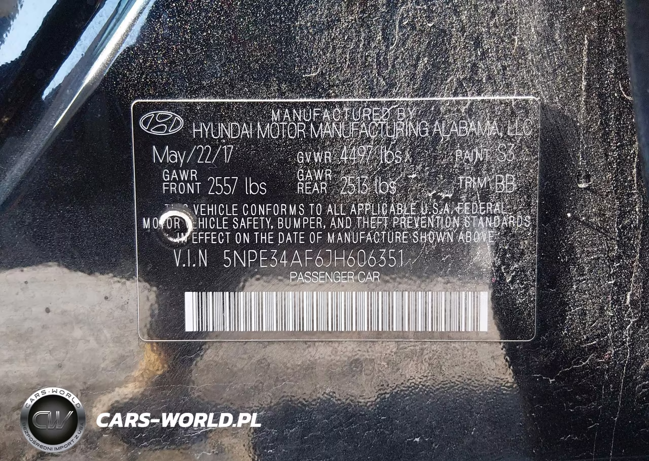 2018 Hyundai Sonata Sel VIN:5NPE34AF6JH606351 - 9