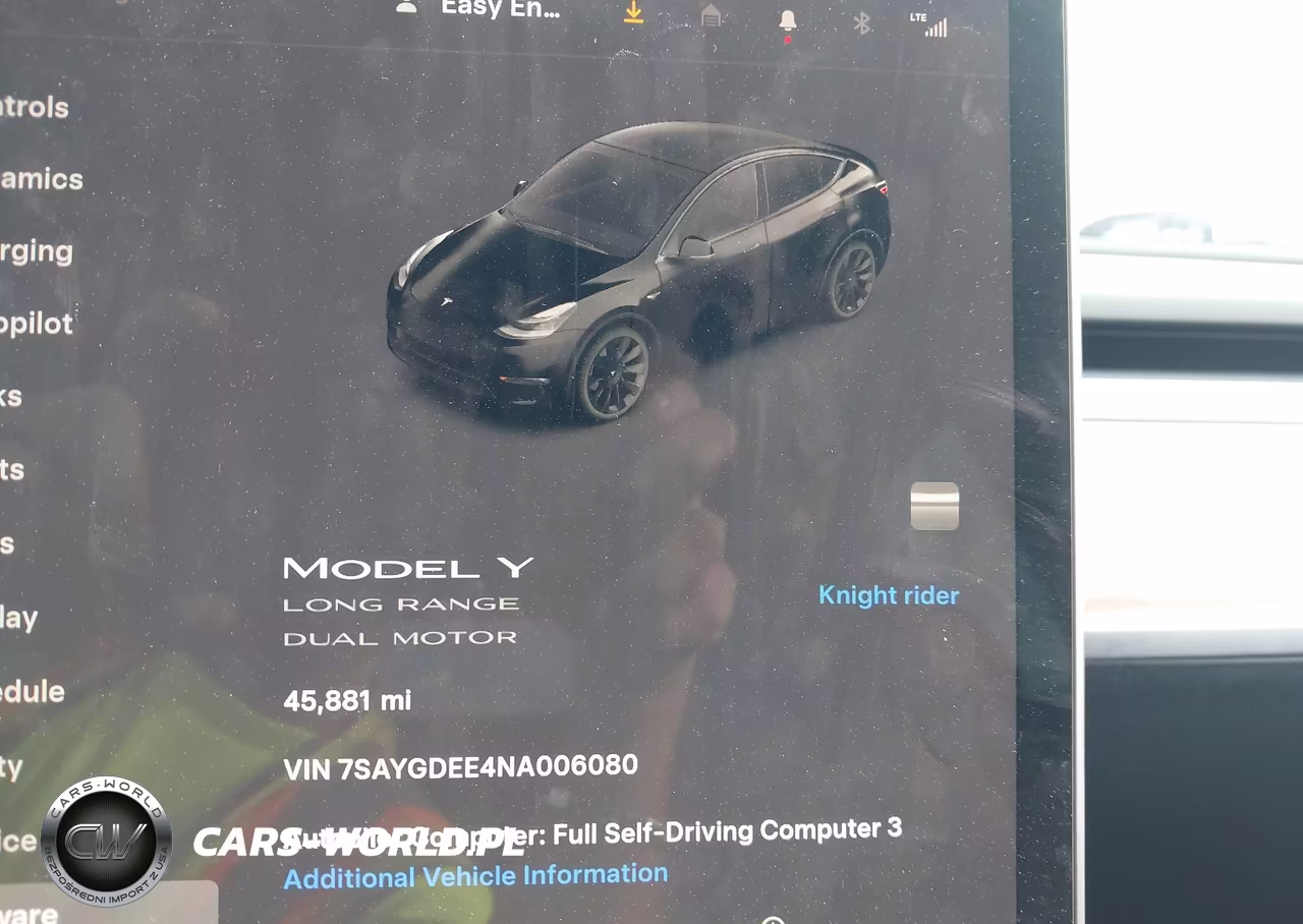 2022 Tesla Model Y Long Range Dual Motor All-Wheel Drive VIN:7SAYGDEE4NA006080 - 7
