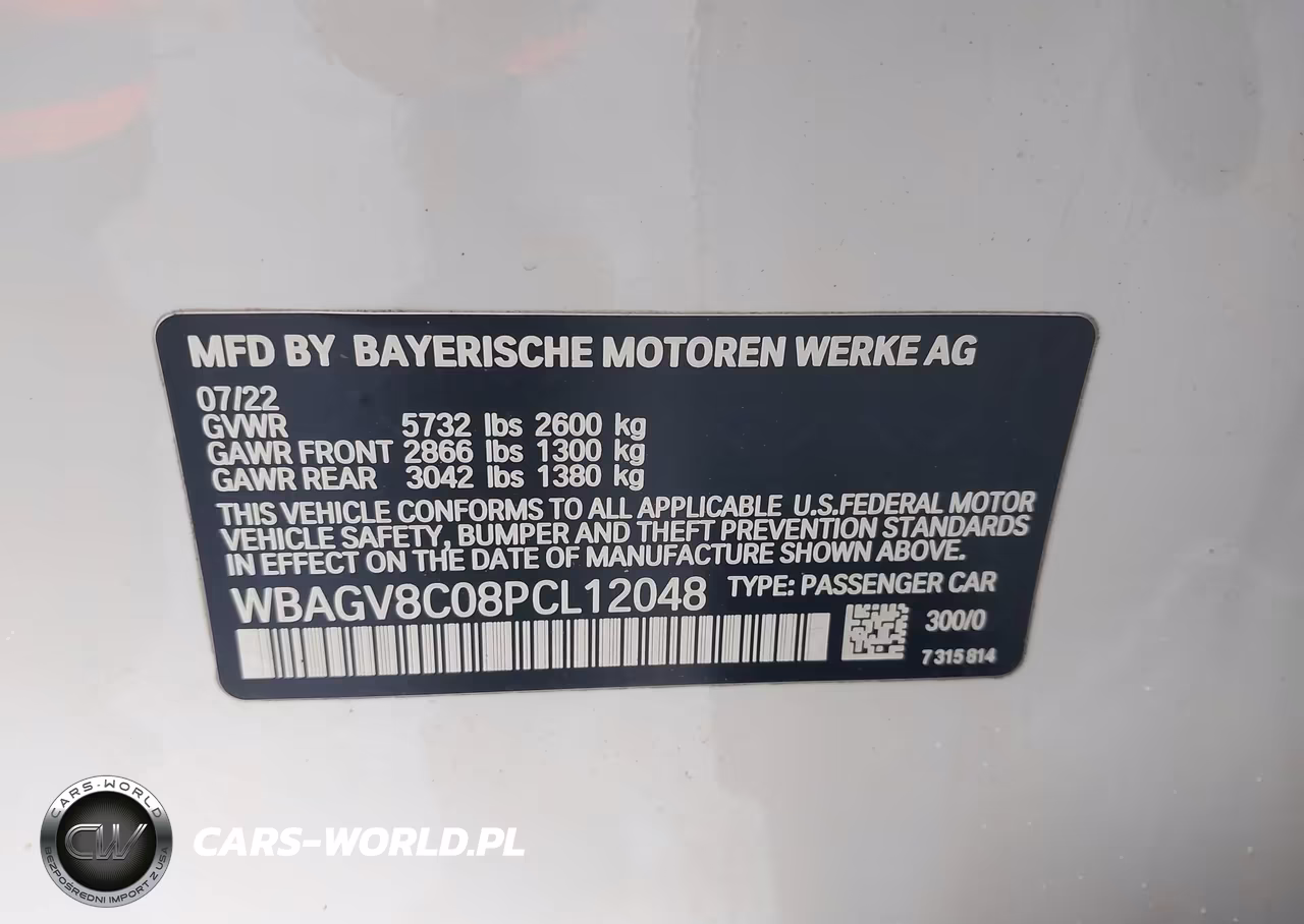 2023 BMW M850I Gtan Coupe xDrive VIN:WBAGV8C08PCL12048 - 9