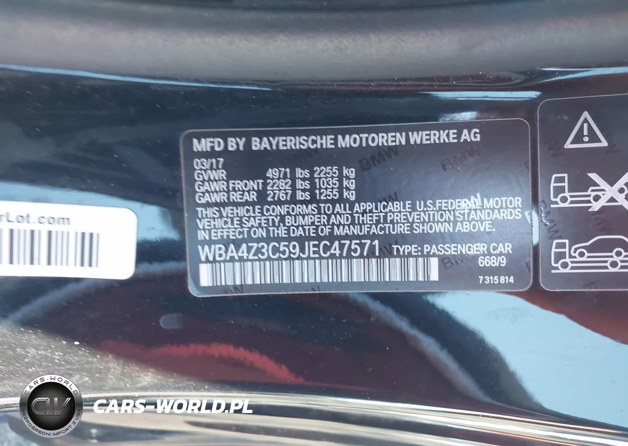 2018 BMW 430I xDrive VIN:WBA4Z3C59JEC47571 - 9