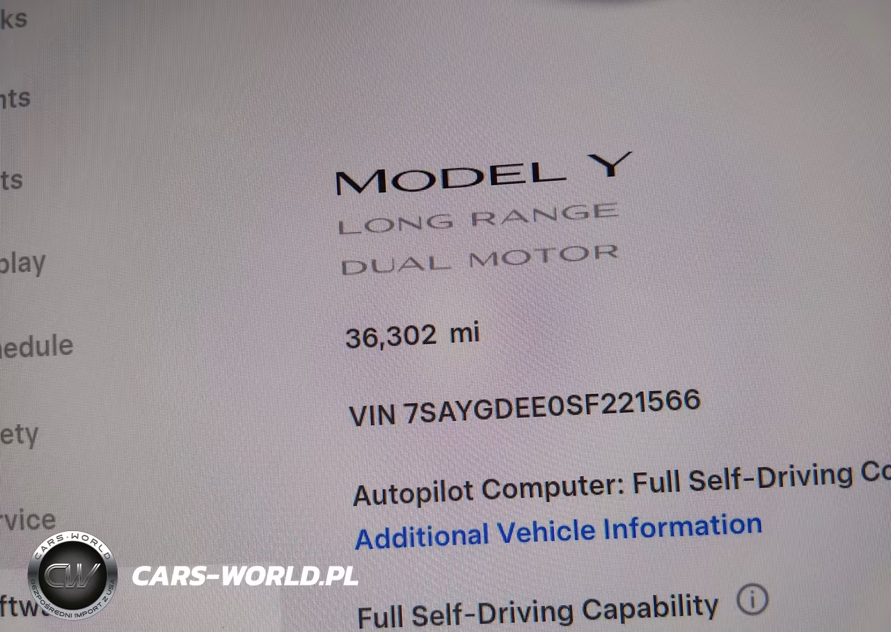 2025 Tesla Model Y Long Range Dual Motor All-Wheel Drive VIN:7SAYGDEE0SF221566 - 14