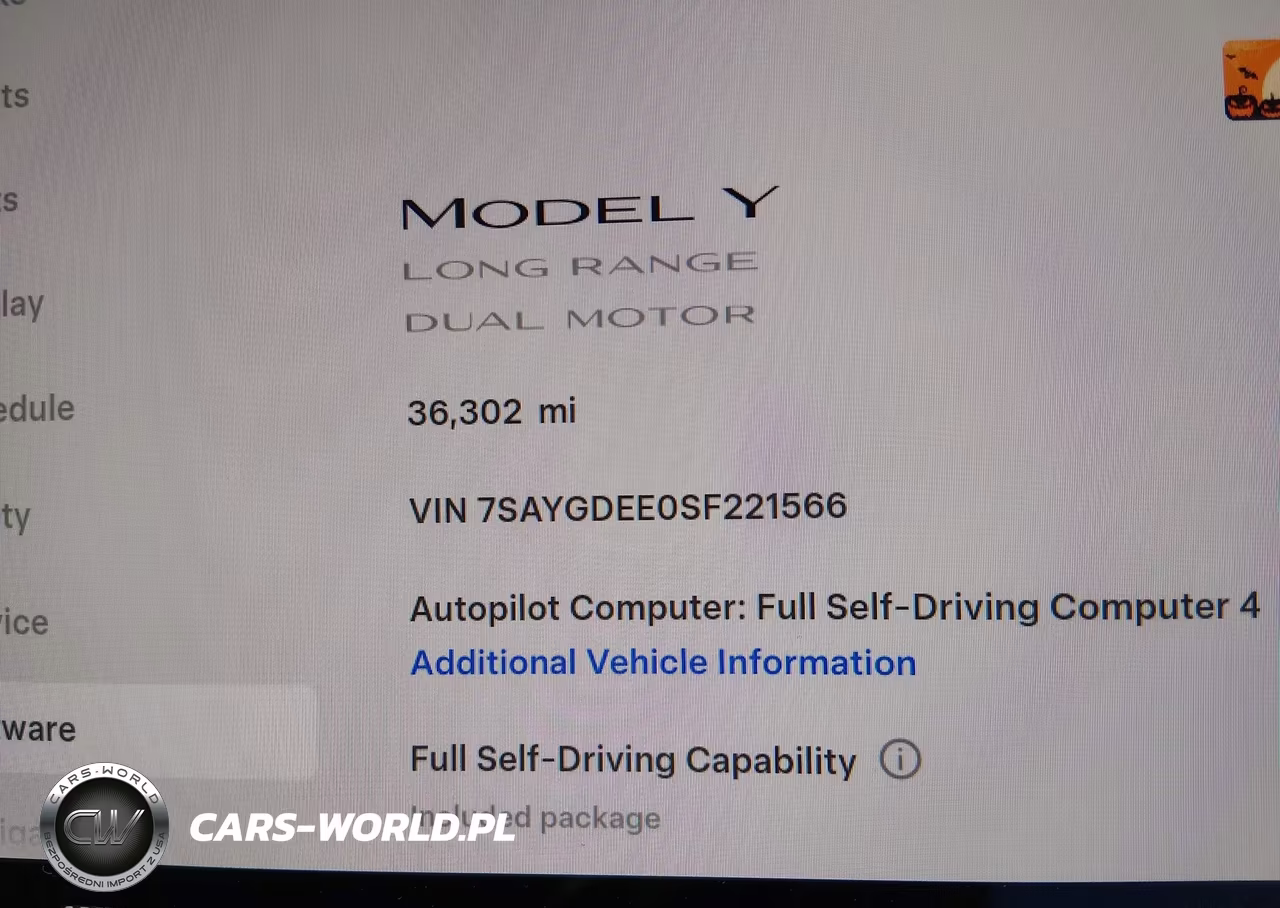 2025 Tesla Model Y Long Range Dual Motor All-Wheel Drive VIN:7SAYGDEE0SF221566 - 7