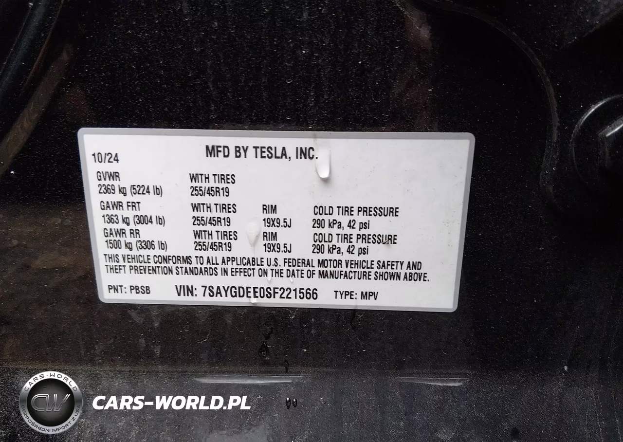 2025 Tesla Model Y Long Range Dual Motor All-Wheel Drive VIN:7SAYGDEE0SF221566 - 9
