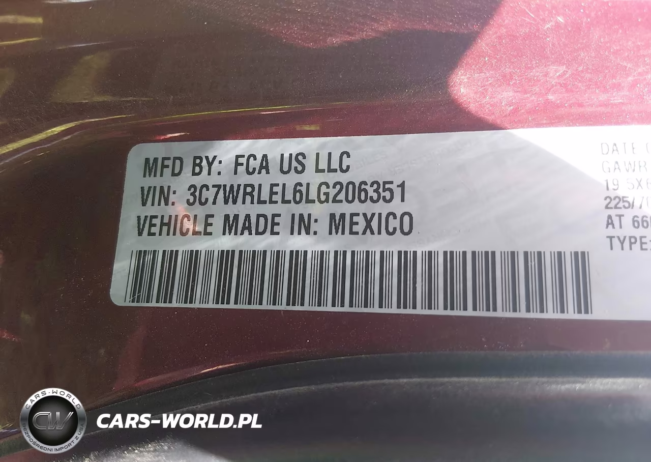 2020 Ram 4500 Chassis Tradesman-Slt-Laramie-Limited VIN:3C7WRLEL6LG206351 - 8