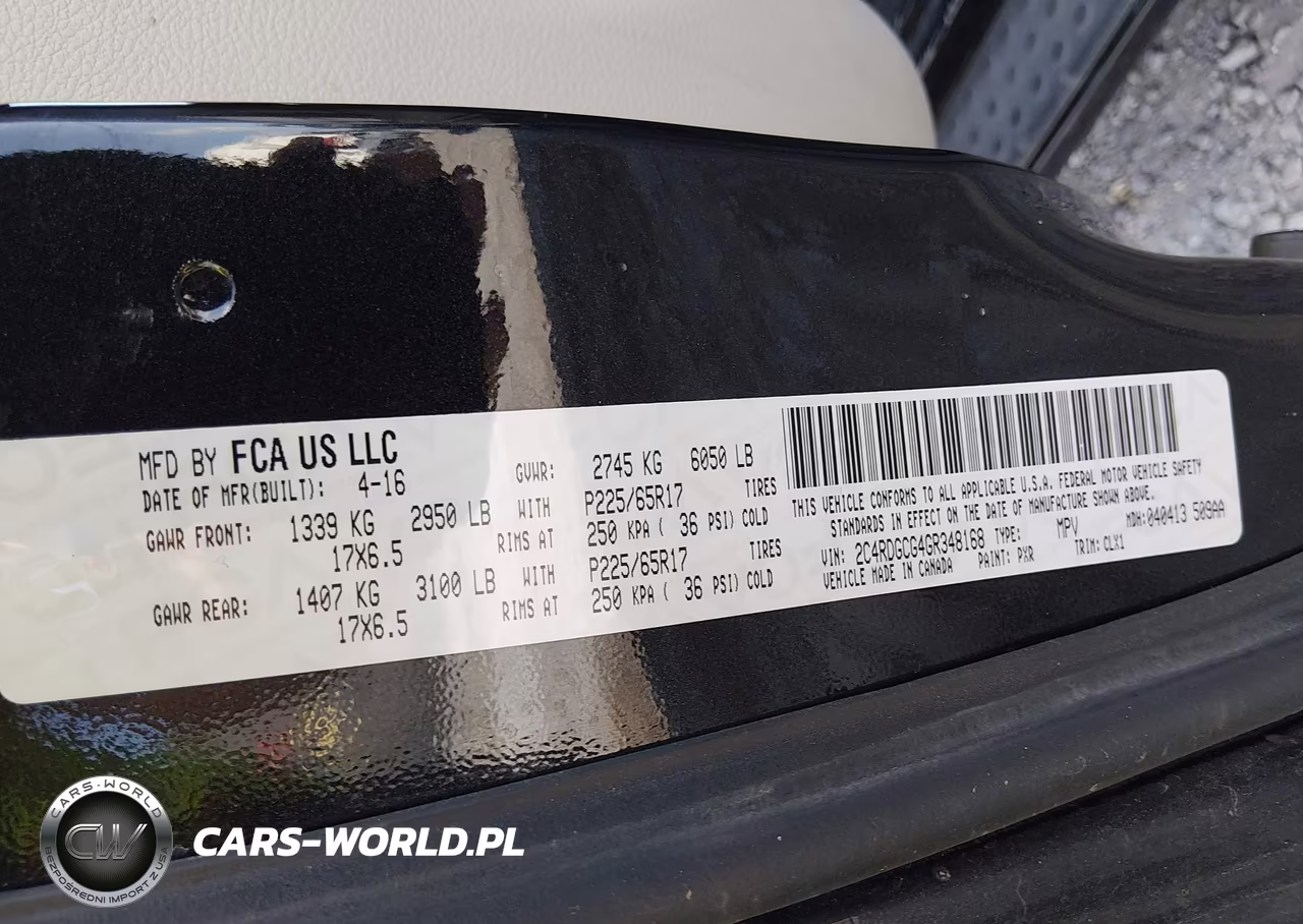 2016 Dodge Grand Caravan Sxt VIN:2C4RDGCG4GR348168 - 9