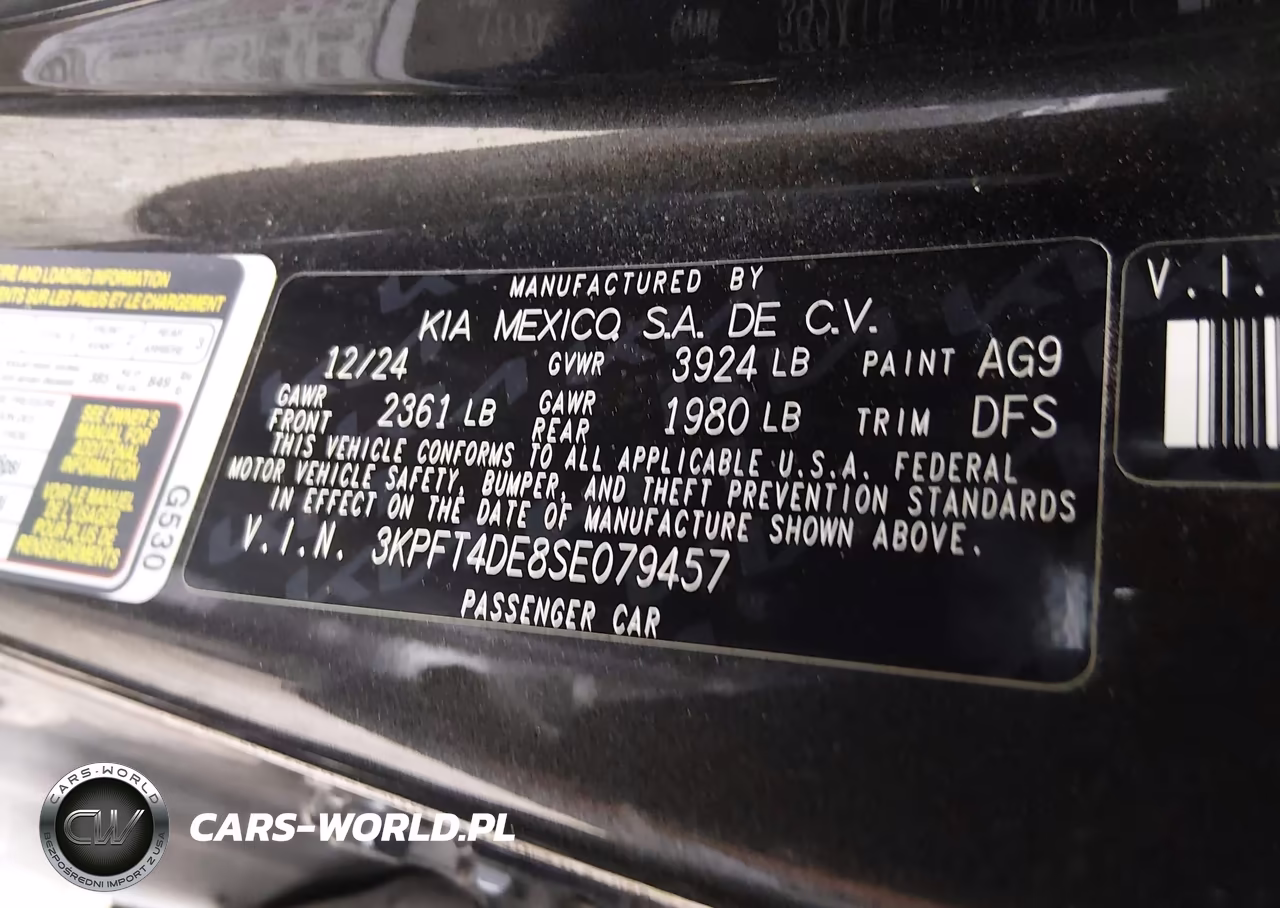 2025 Kia K4 Lx VIN:3KPFT4DE8SE079457 - 9