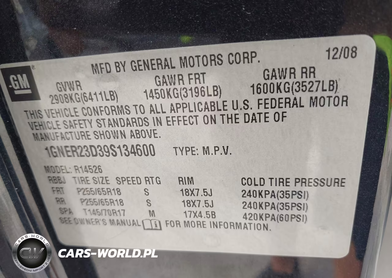 2009 Chevrolet Traverse Lt VIN:1GNER23D39S134600 - 9