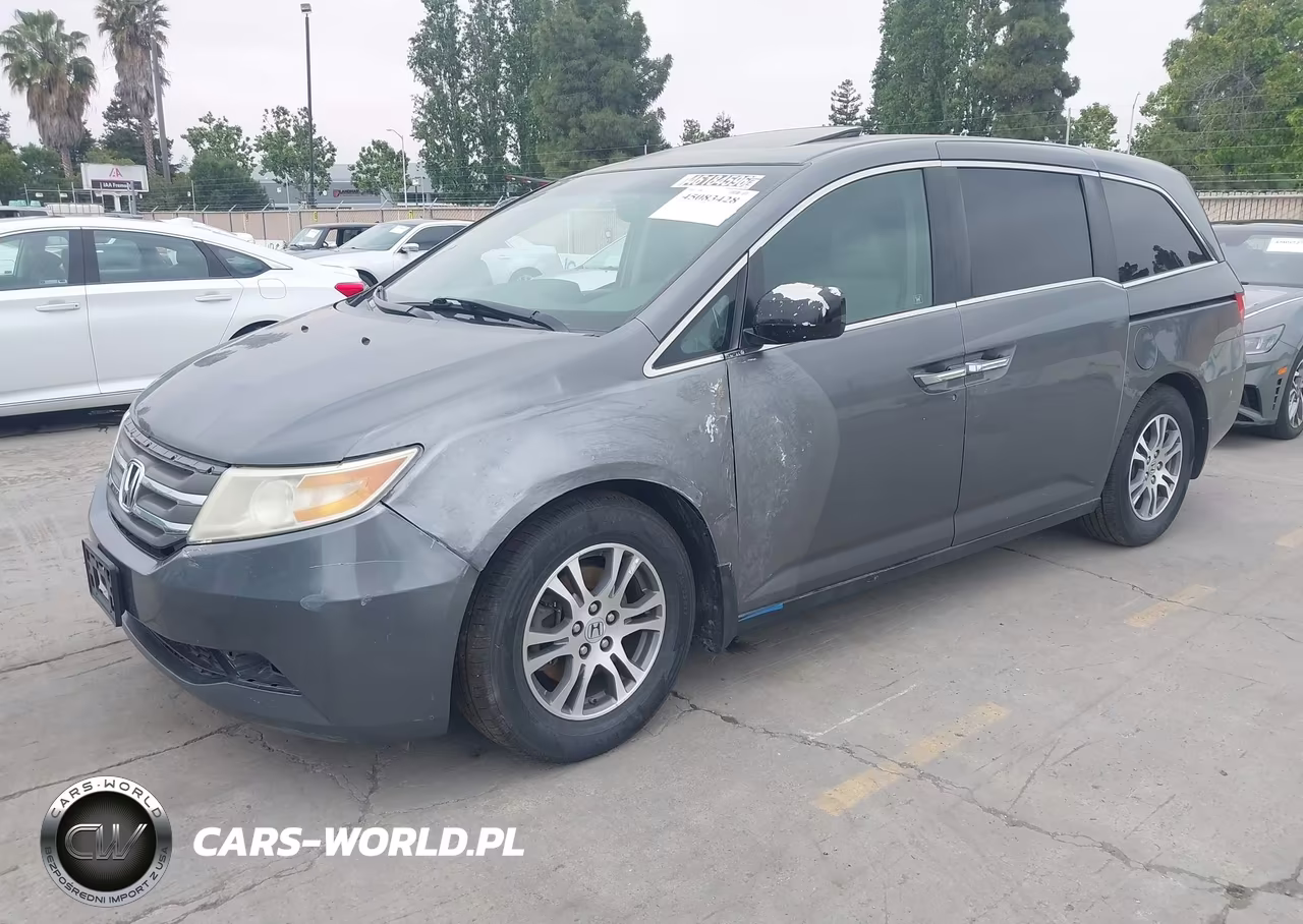 2012 Honda Odyssey Ex-L VIN:5FNRL5H63CB135208 - 2