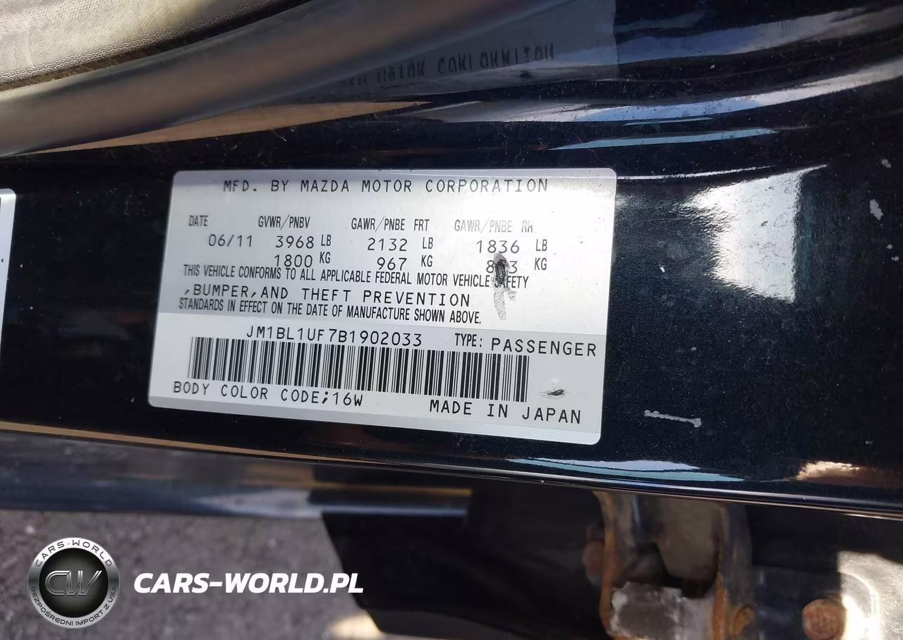 2011 Mazda Mazda3 I Sport VIN:JM1BL1UF7B1902033 - 9