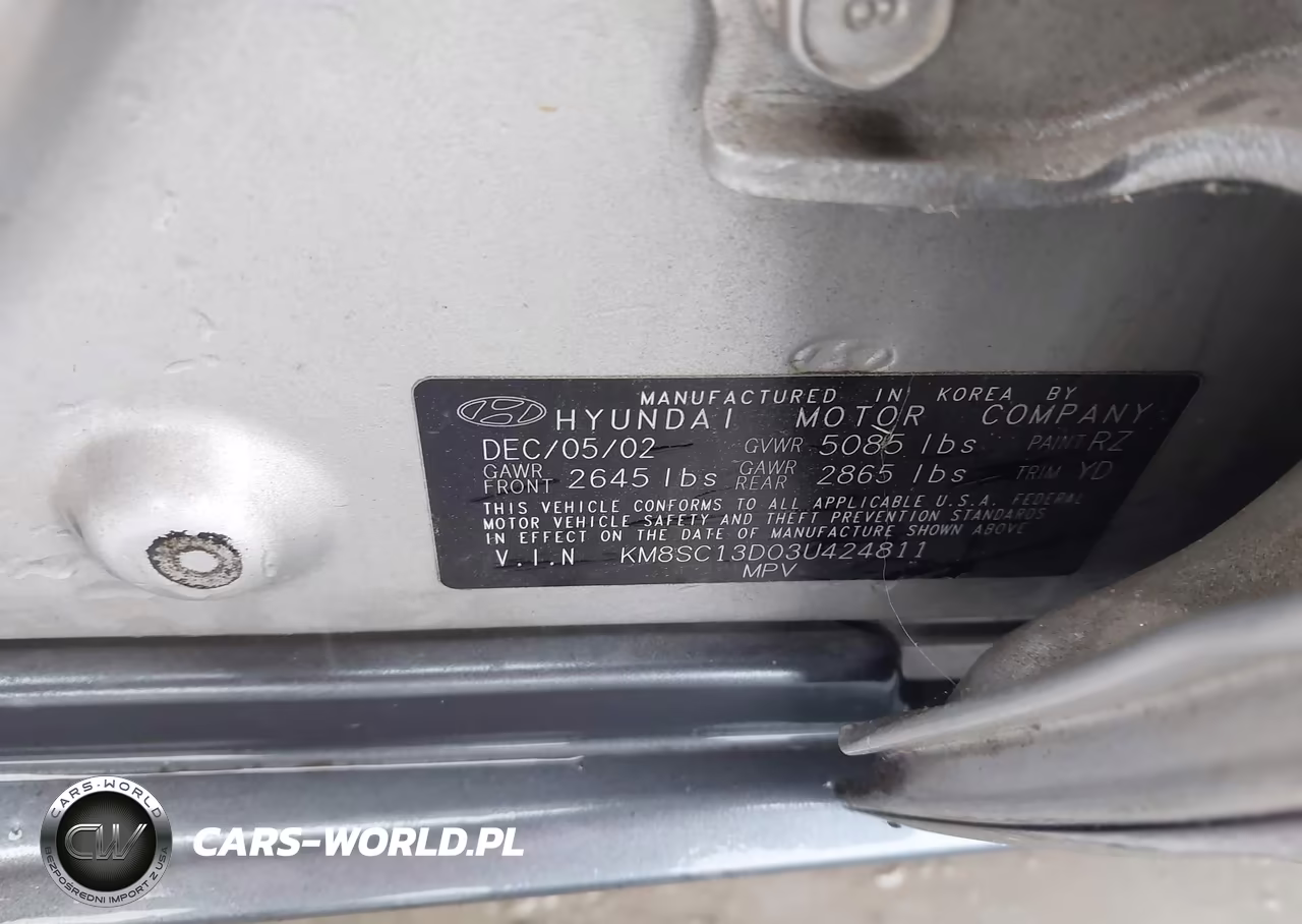 2003 Hyundai Santa Fe Gls-Lx VIN:KM8SC13D03U424811 - 9