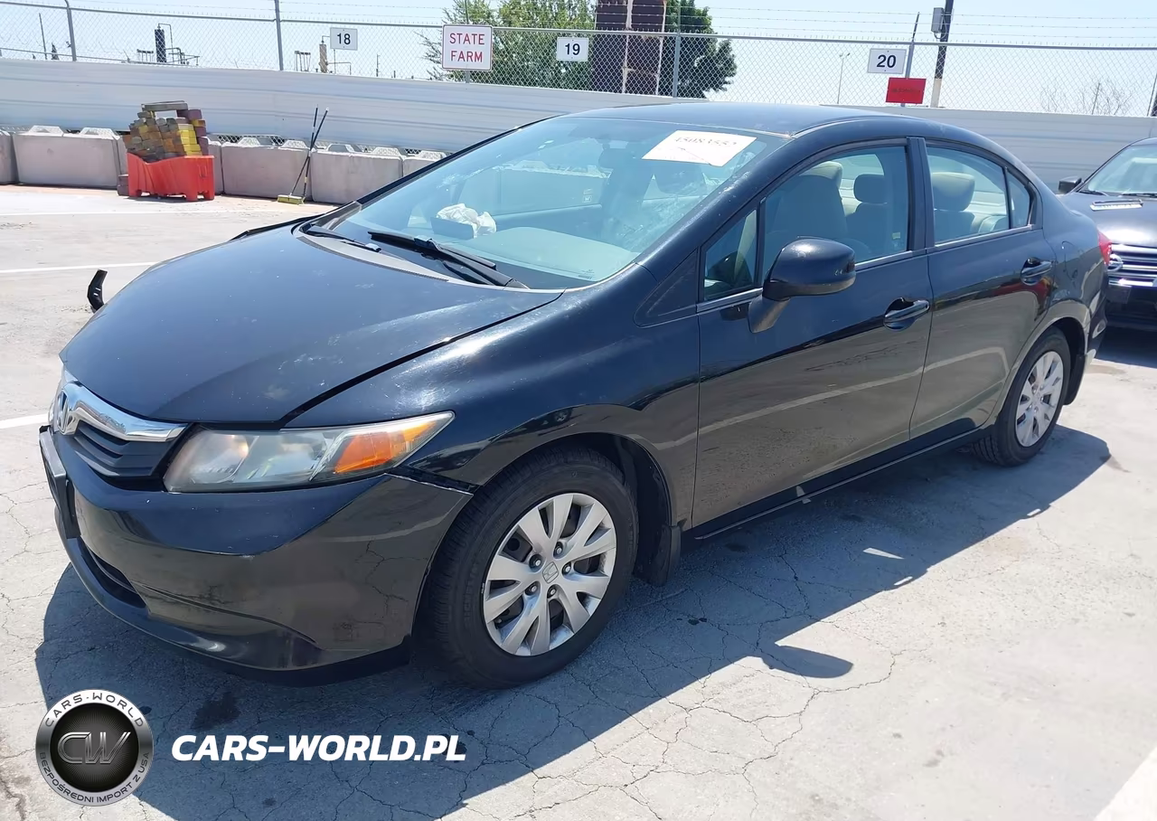 2012 Honda Civic Lx VIN:19XFB2F56CE311933 - 2