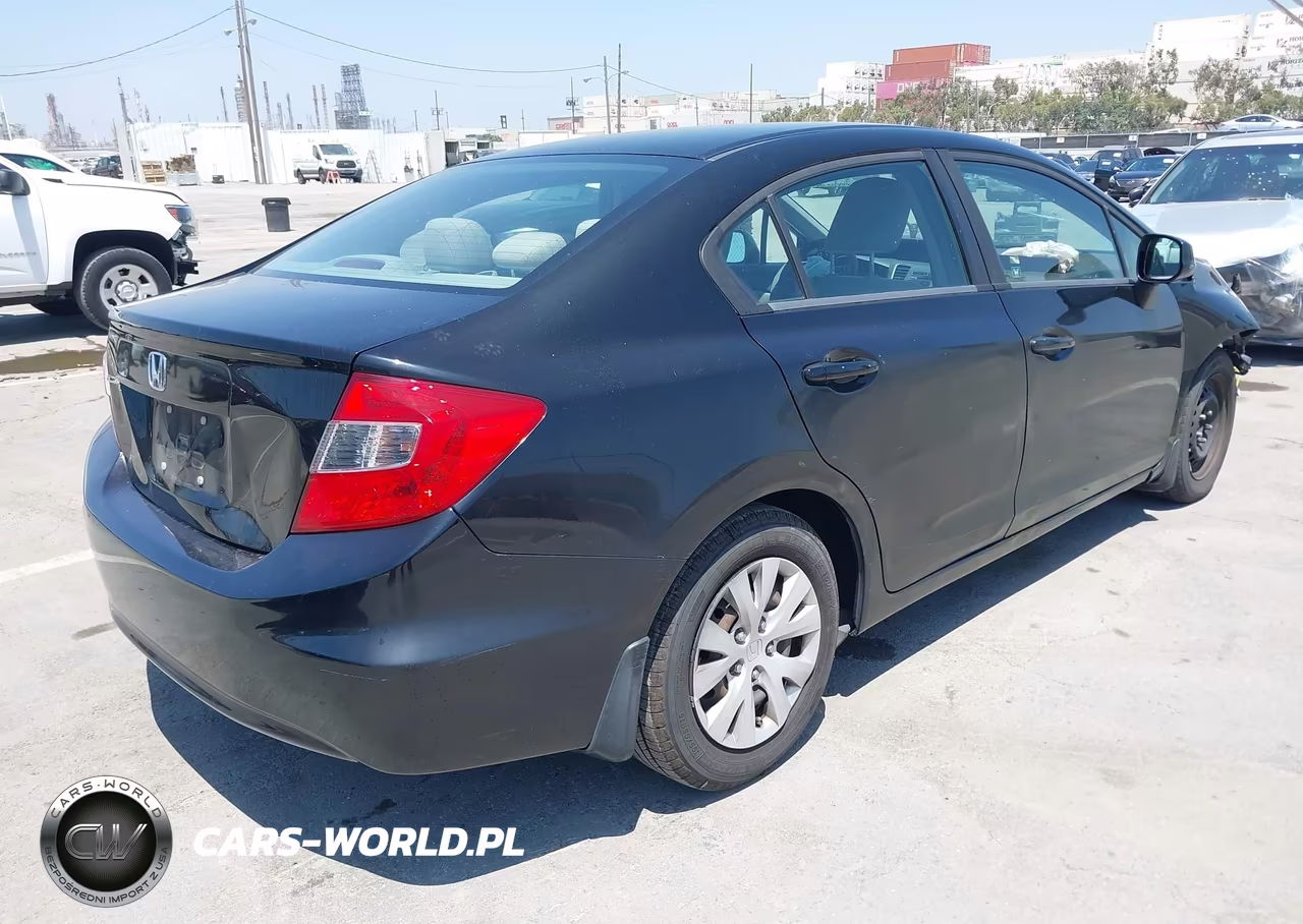 2012 Honda Civic Lx VIN:19XFB2F56CE311933 - 4