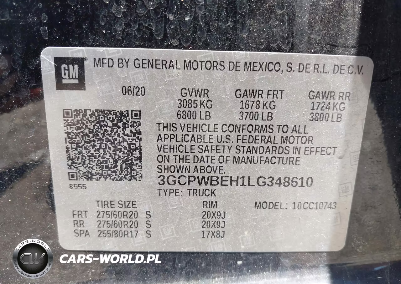 2020 Chevrolet Silverado 1500 2Wd Standard Bed Custom VIN:3GCPWBEH1LG348610 - 9