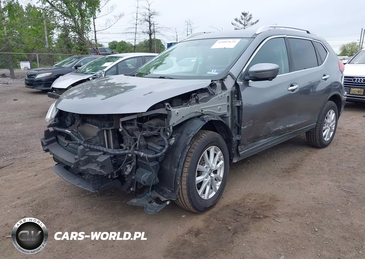 2017 Nissan Rogue Sv VIN:KNMAT2MVXHP540228 - 2