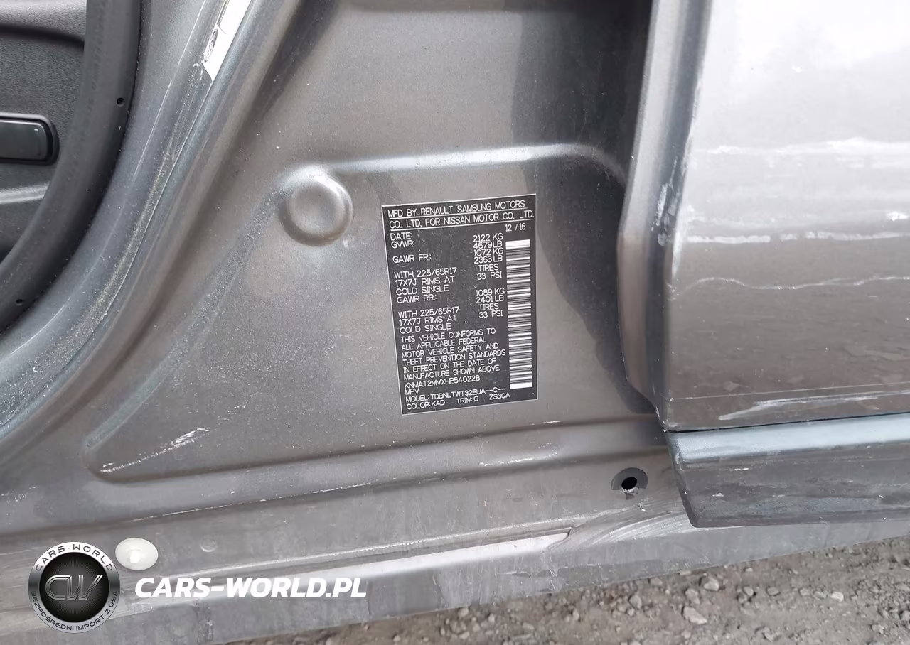 2017 Nissan Rogue Sv VIN:KNMAT2MVXHP540228 - 9