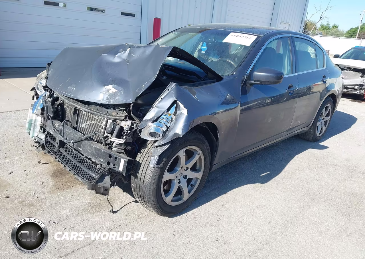2011 Infiniti G25X VIN:JN1DV6ARXBM651301 - 2