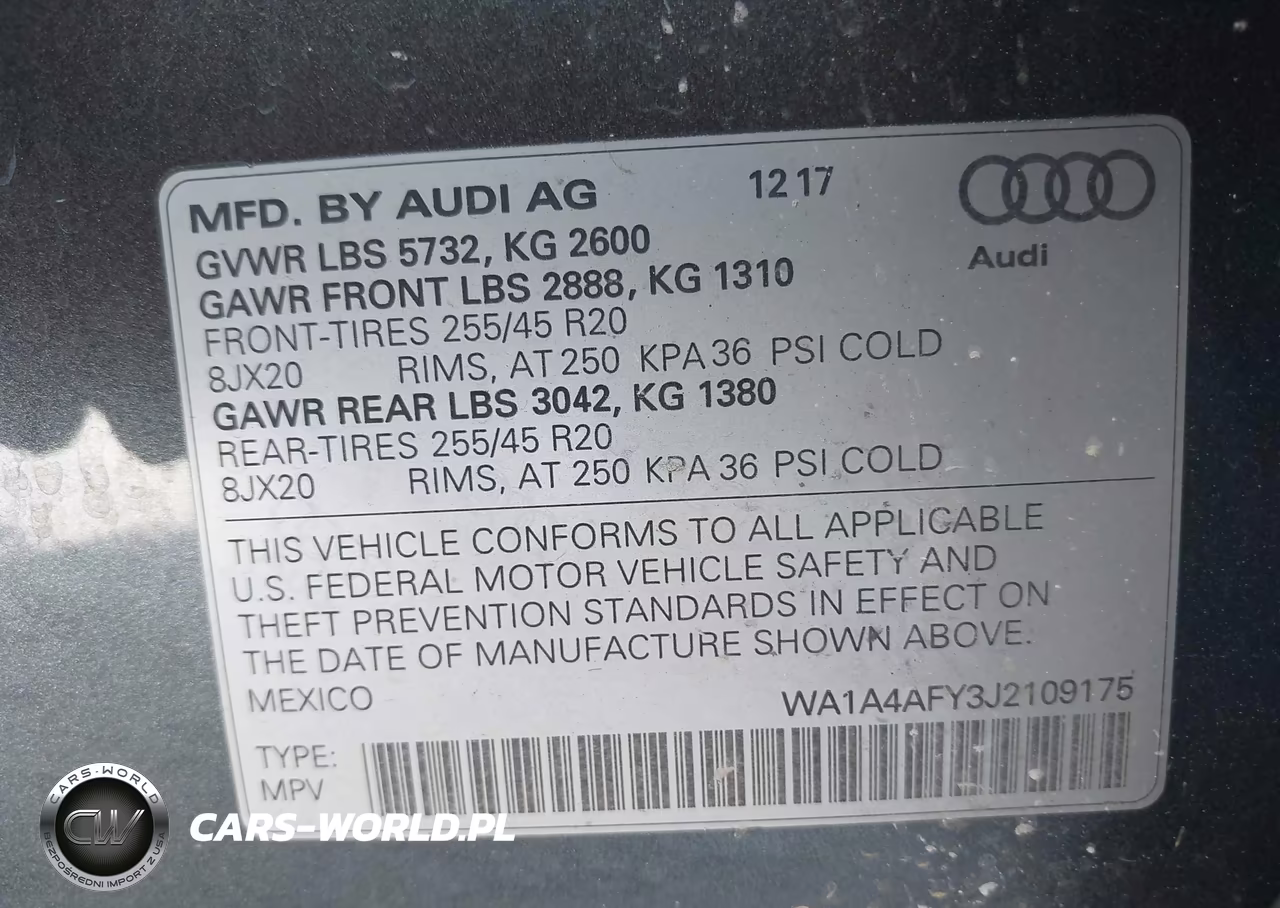 2018 Audi Sq5 3.0T Premium Plus VIN:WA1A4AFY3J2109175 - 9