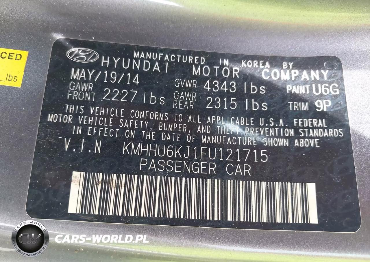 2015 Hyundai Genesis 3.8 Ultimate VIN:KMHHU6KJ1FU121715 - 9