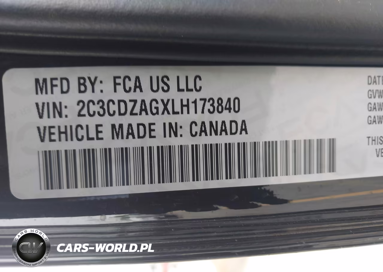 2020 Dodge Challenger Sxt VIN:2C3CDZAGXLH173840 - 9