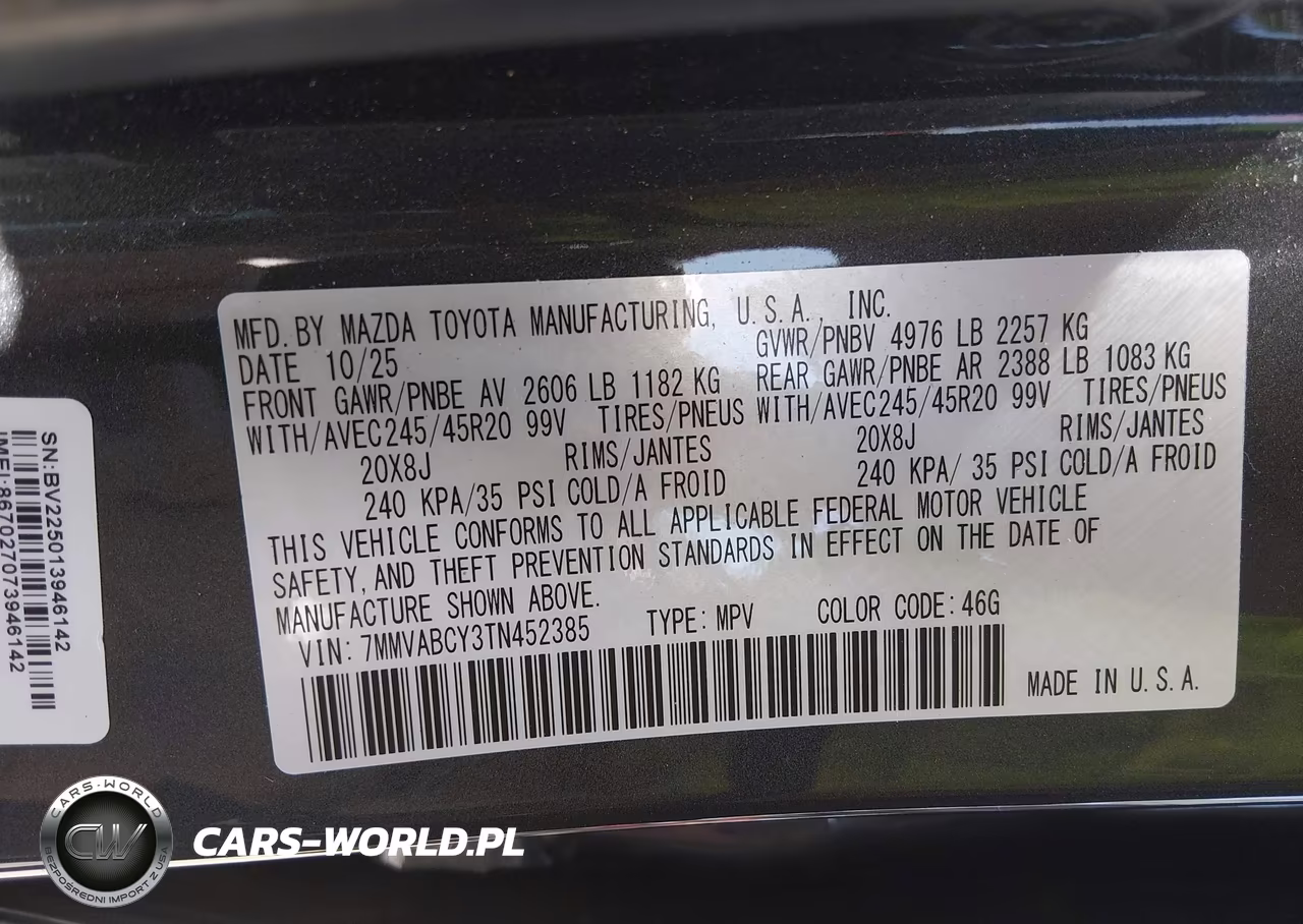 2026 Mazda Cx-50 2.5 Turbo VIN:7MMVABCY3TN452385 - 9