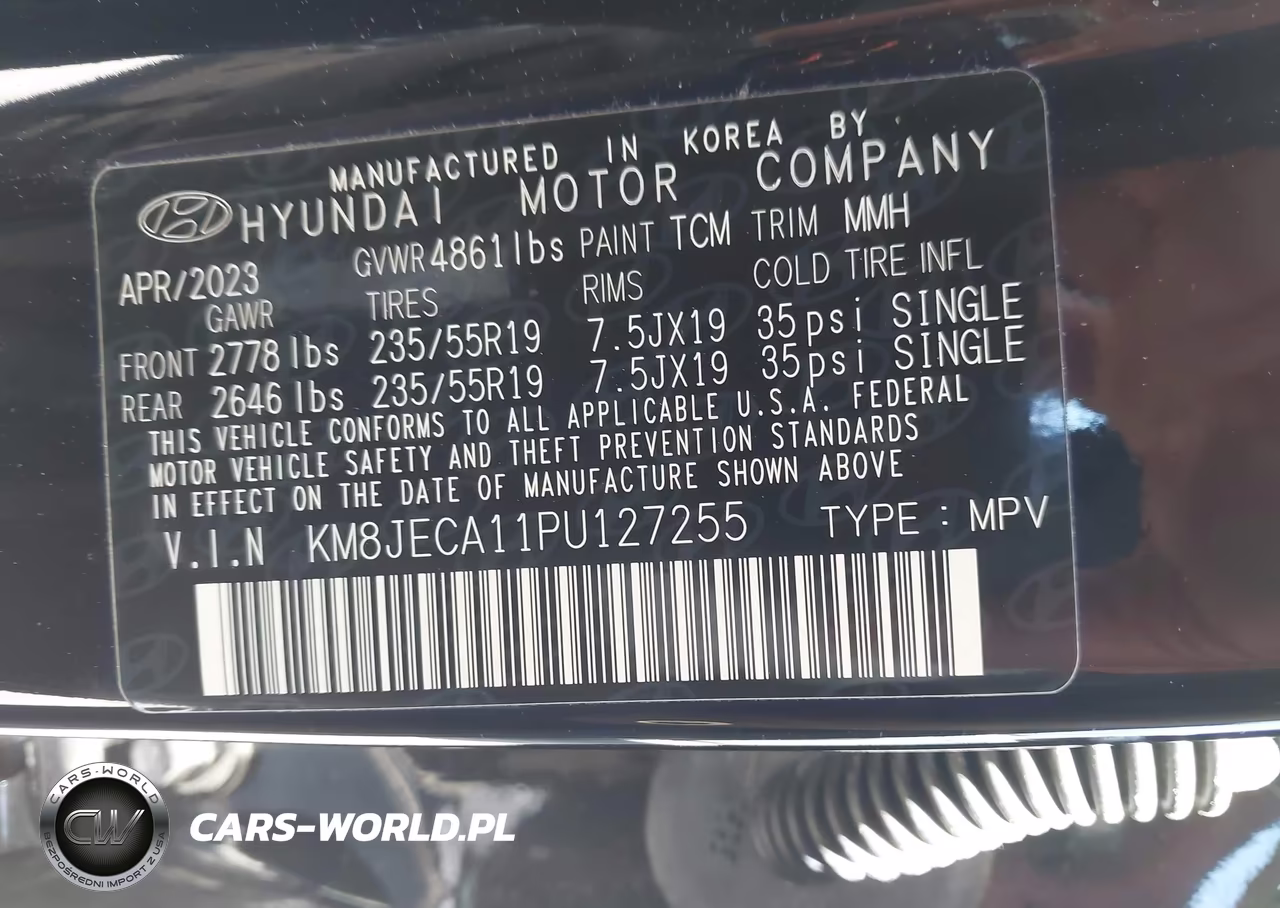 2023 Hyundai Tucson Hybrid Limited VIN:KM8JECA11PU127255 - 9