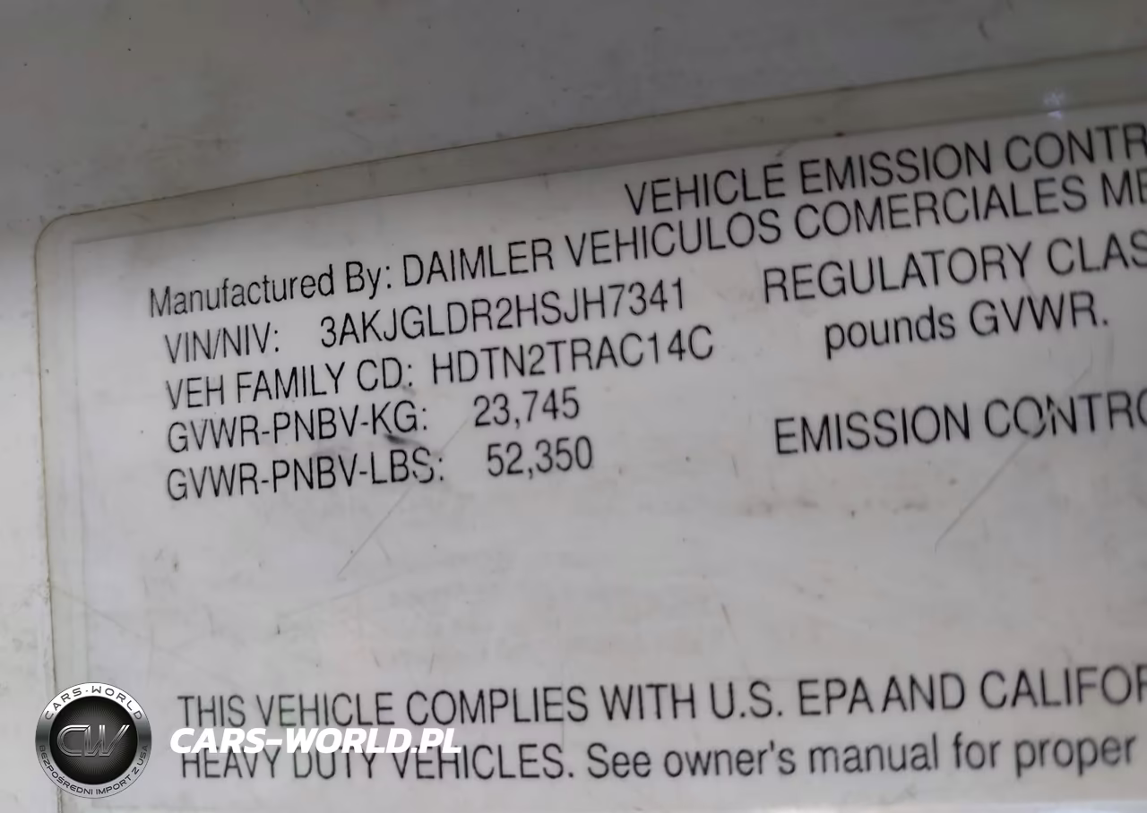 2017 Freightliner Cascadia 125 VIN:3AKJGLDR2HSJH7341 - 8