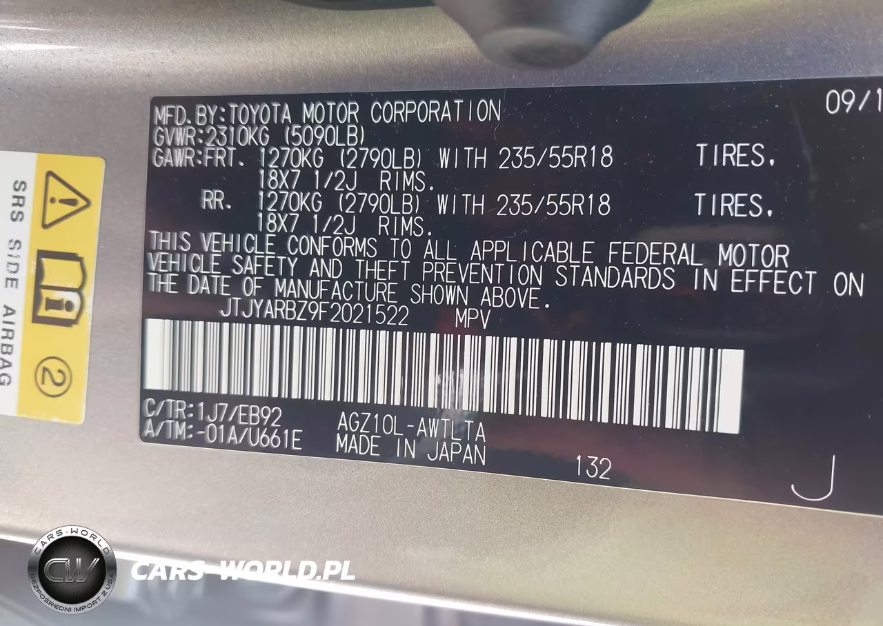 2015 Lexus Nx 200T F Sport VIN:JTJYARBZ9F2021522 - 9