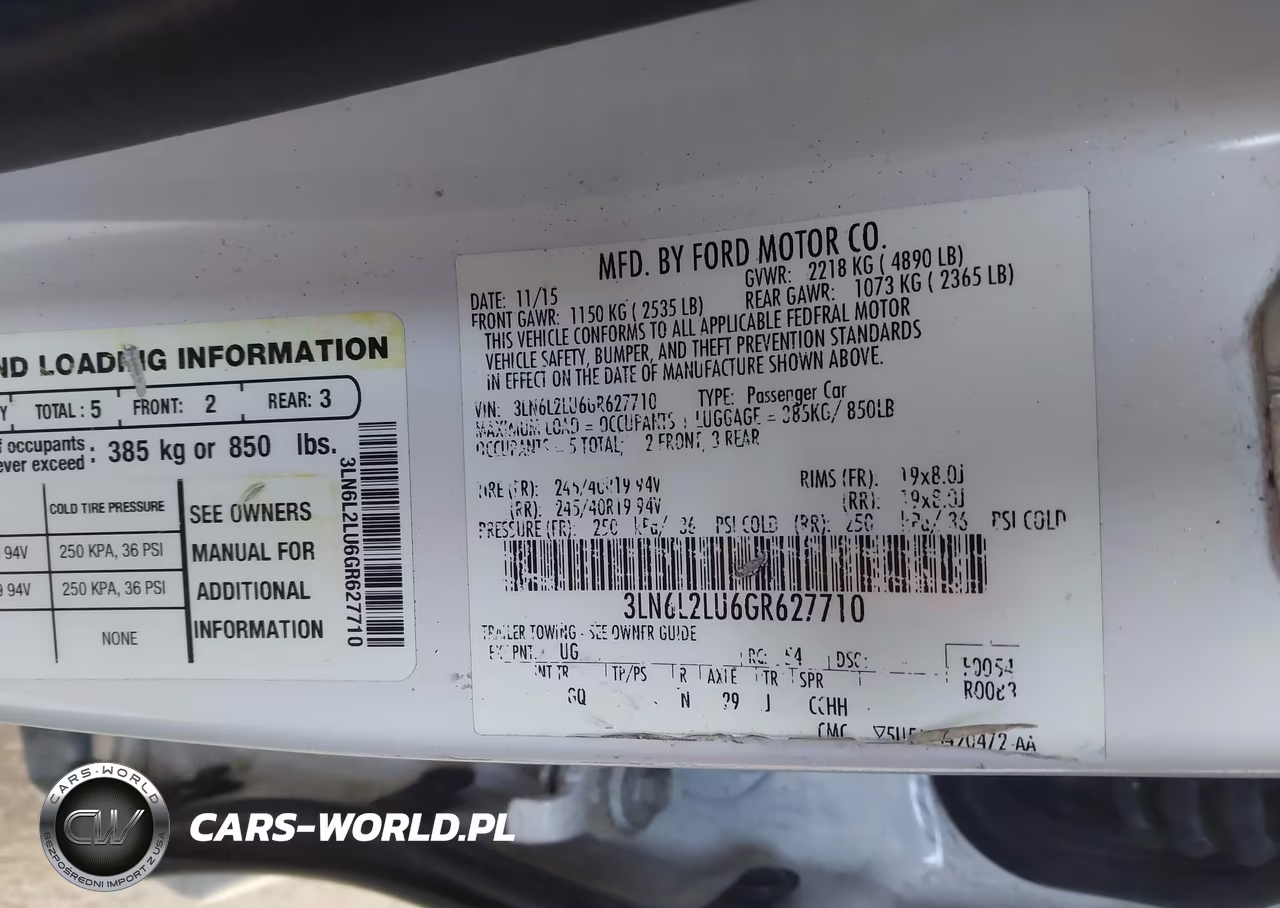 2016 Lincoln Mkz Hybrid VIN:3LN6L2LU6GR627710 - 9