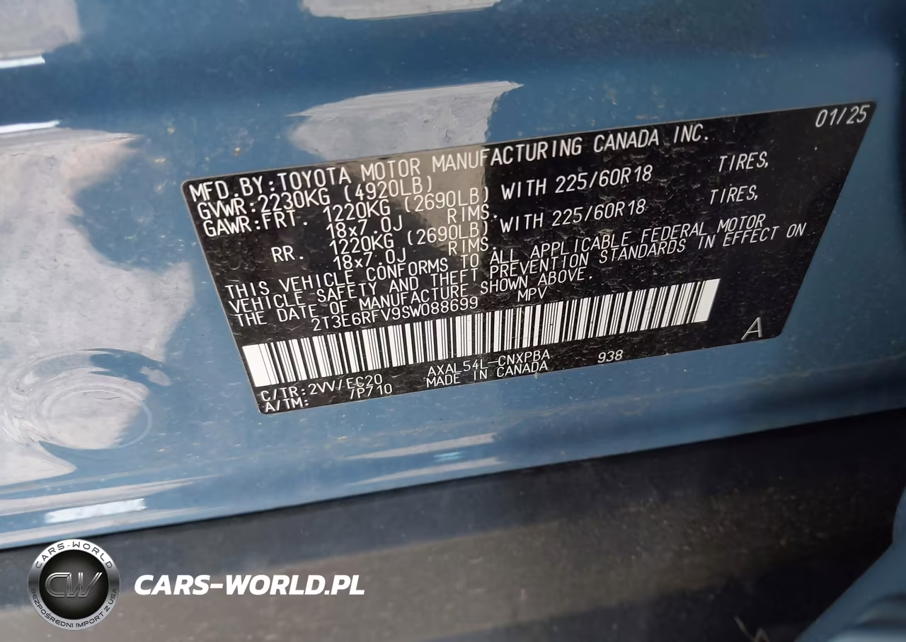 2025 Toyota Rav4 Hybrid Xse VIN:2T3E6RFV9SW088699 - 9