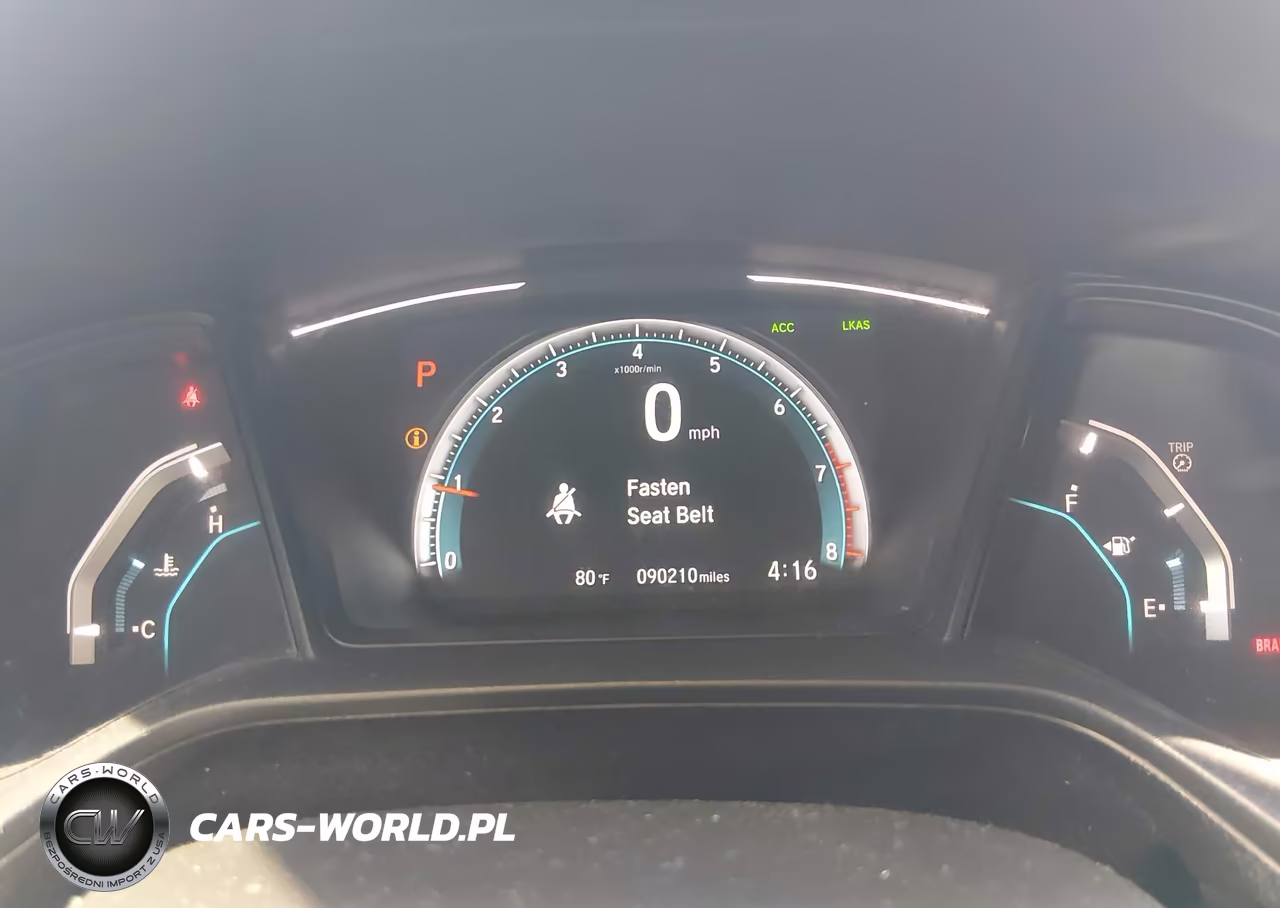 2019 Honda Civic Lx VIN:2HGFC4B61KH301578 - 7