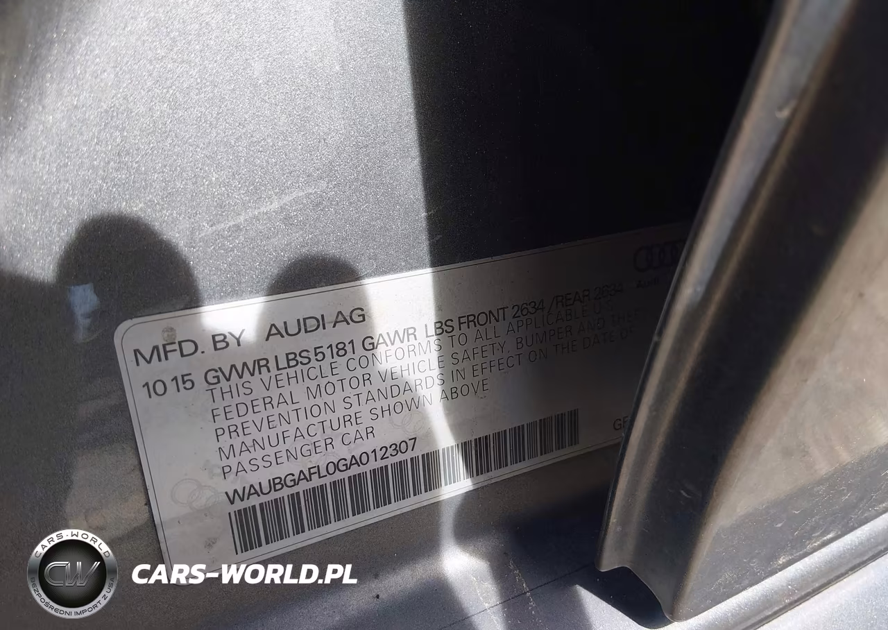 2016 Audi S4 3.0T Premium Plus VIN:WAUBGAFL0GA012307 - 9