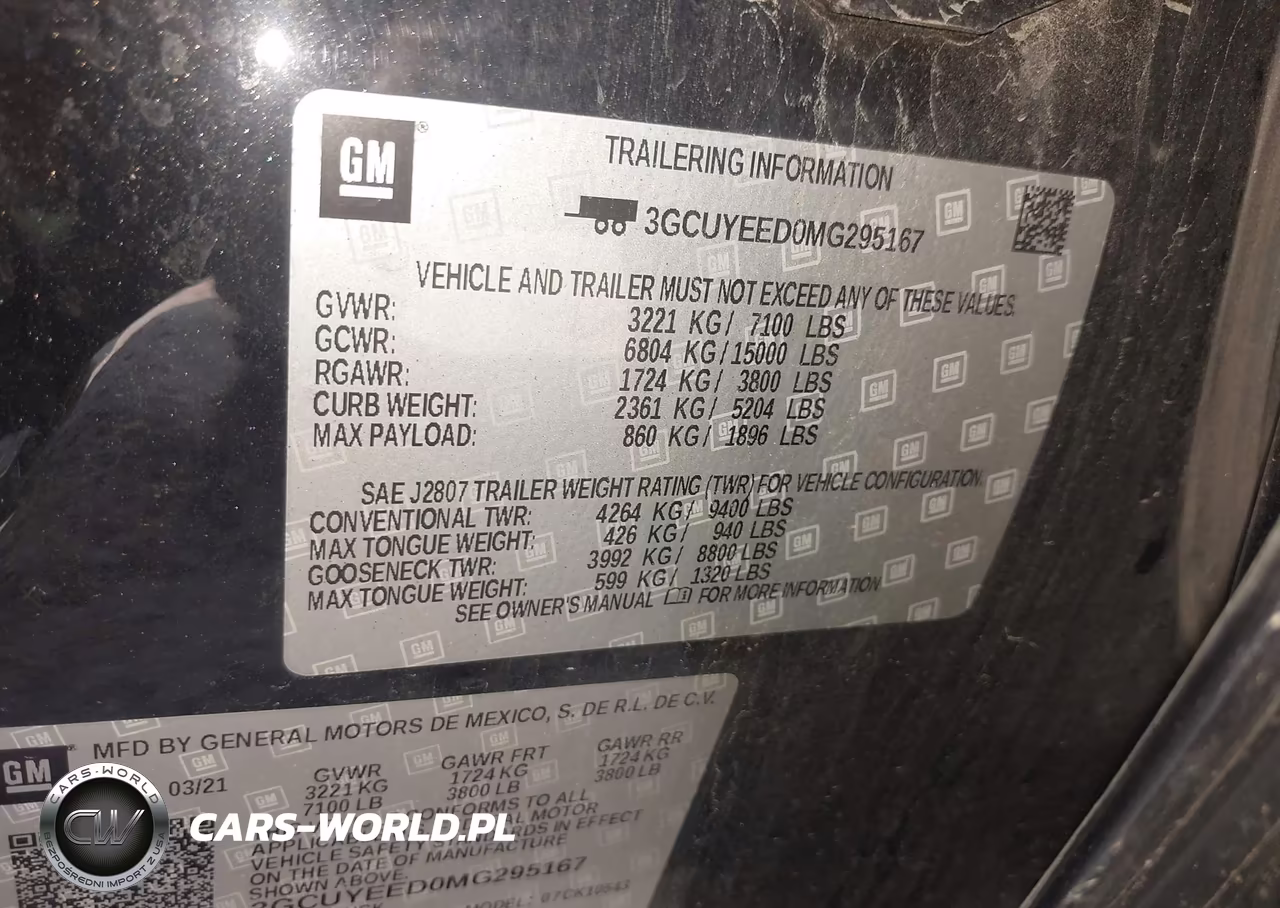 2021 Chevrolet Silverado 1500 4Wd Short Bed Rst VIN:3GCUYEED0MG295167 - 9