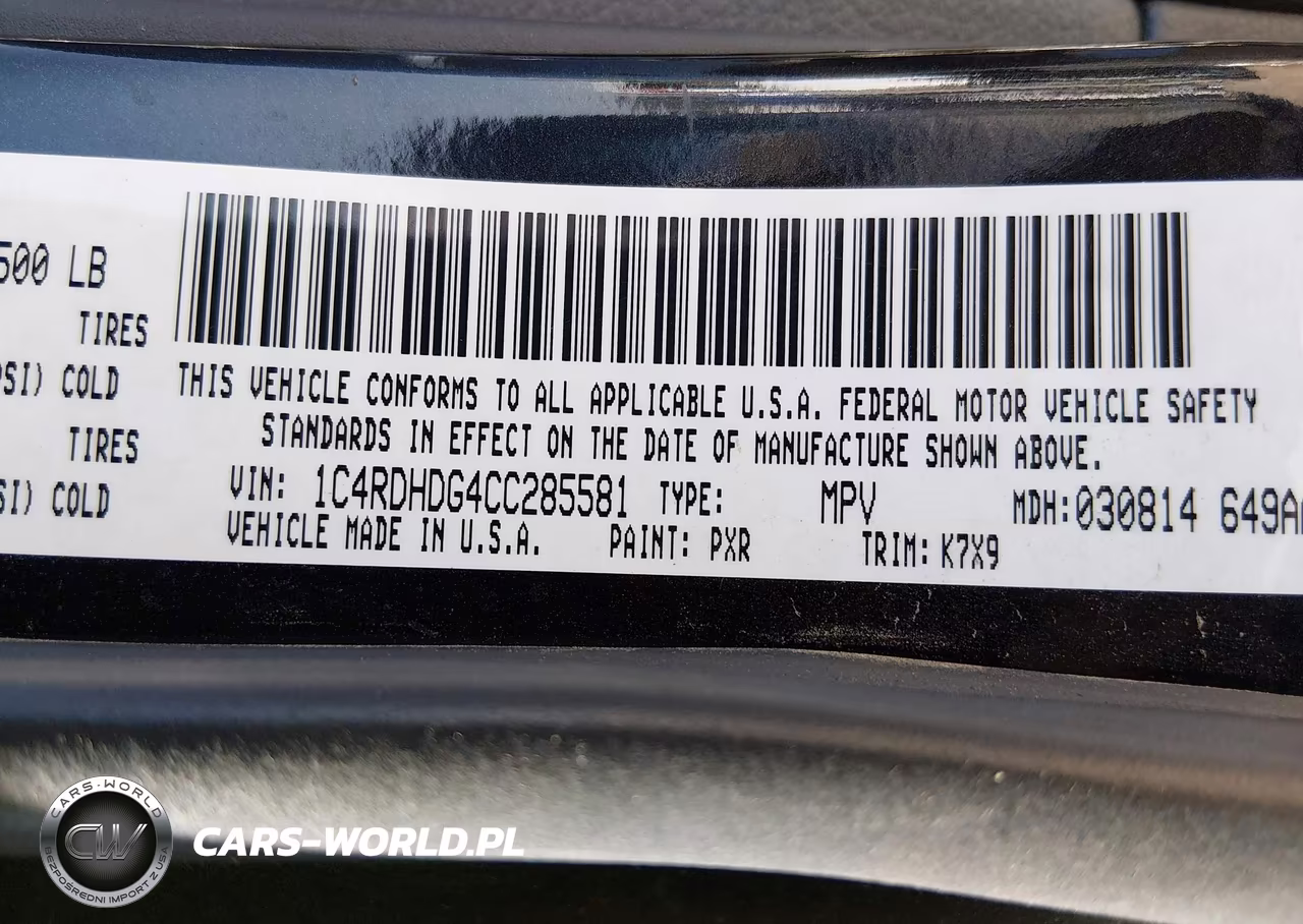 2012 Dodge Durango Crew VIN:1C4RDHDG4CC285581 - 9