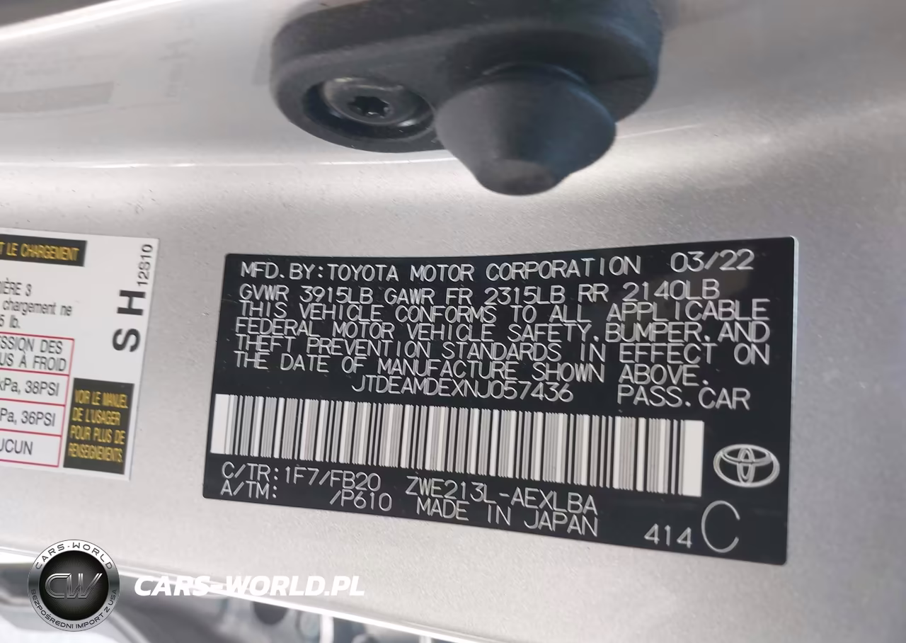 2022 Toyota Corolla Hybrid Le VIN:JTDEAMDEXNJ057436 - 9