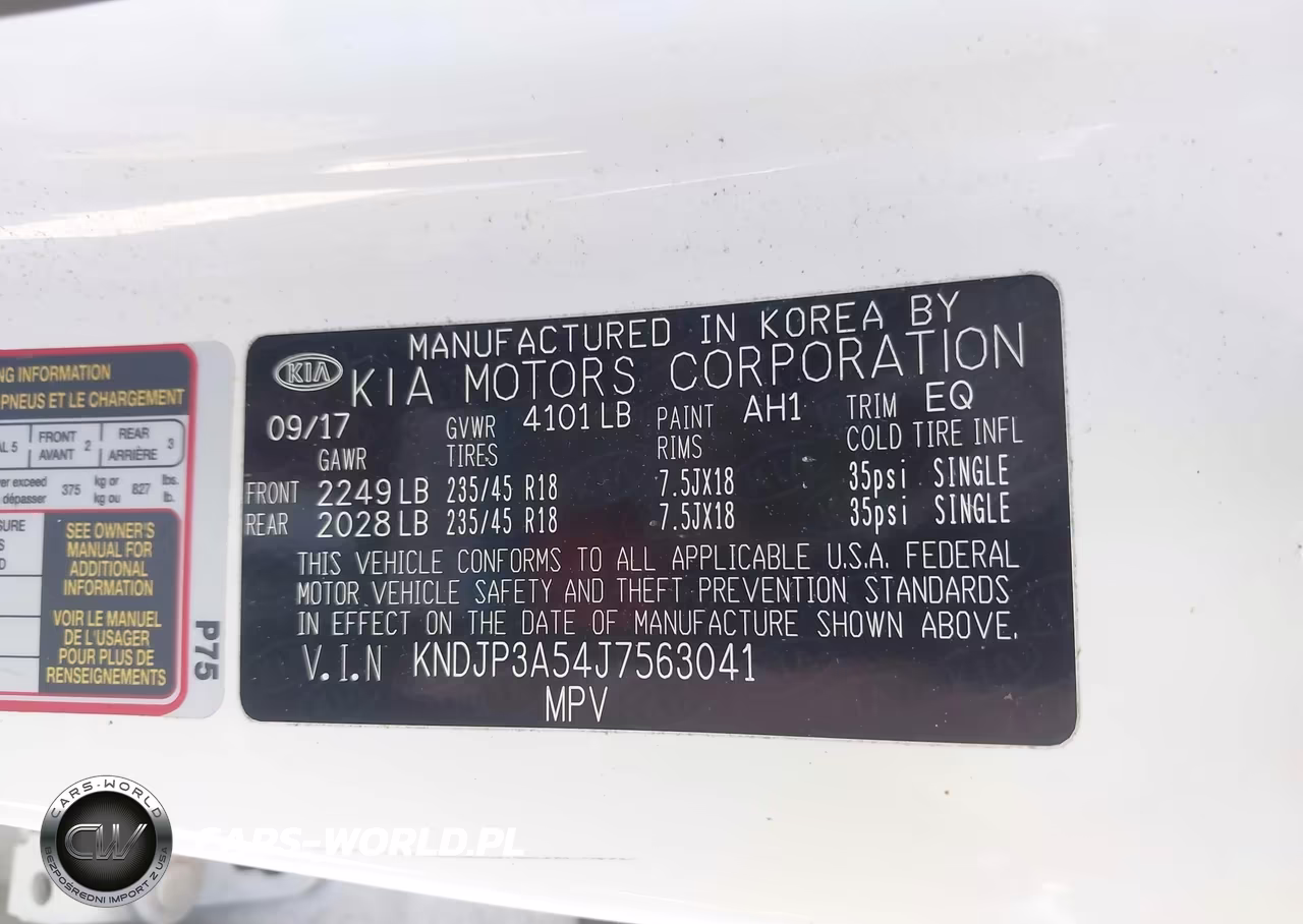 2018 Kia Soul + VIN:KNDJP3A54J7563041 - 9
