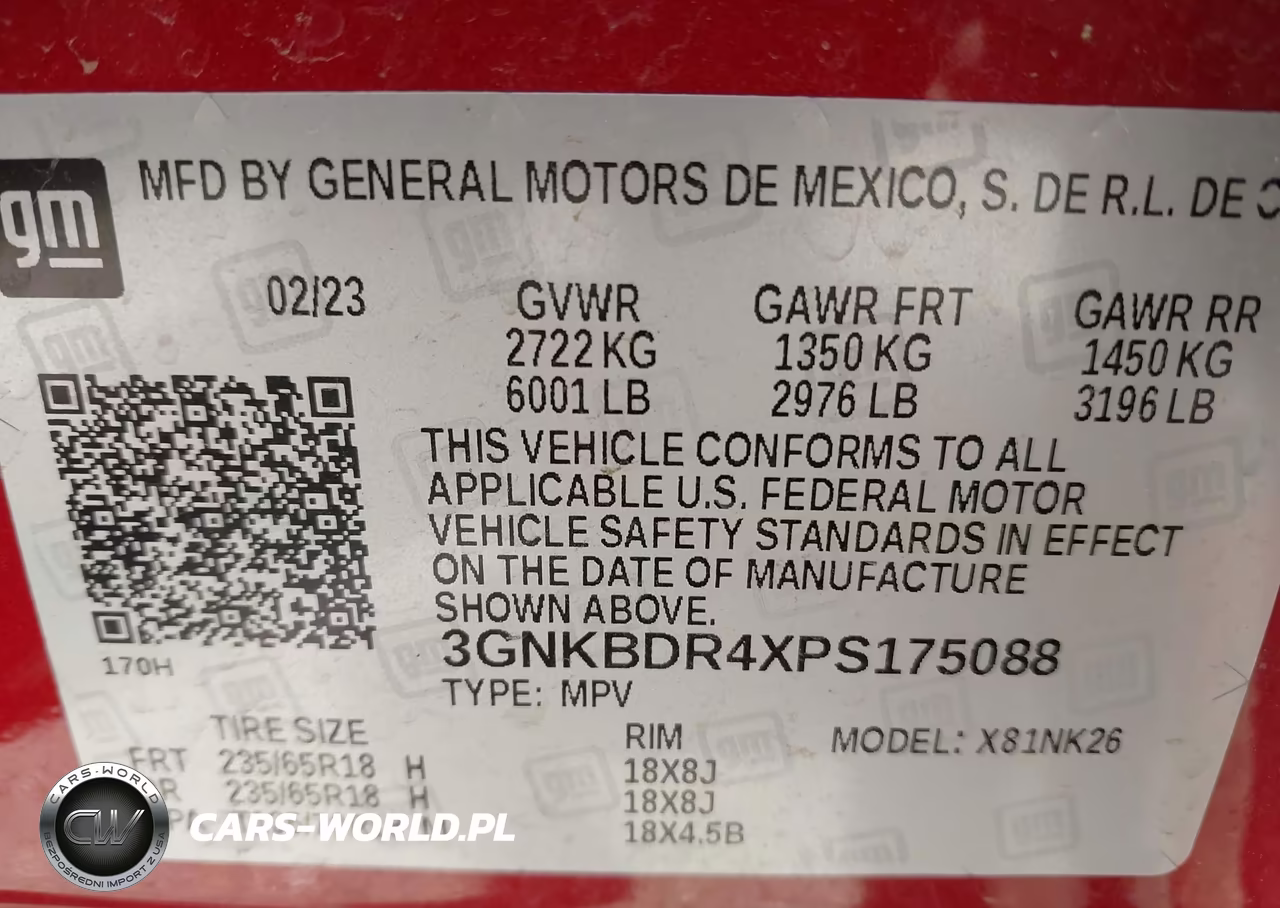 2023 Chevrolet Blazer Fwd 3Lt VIN:3GNKBDR4XPS175088 - 9