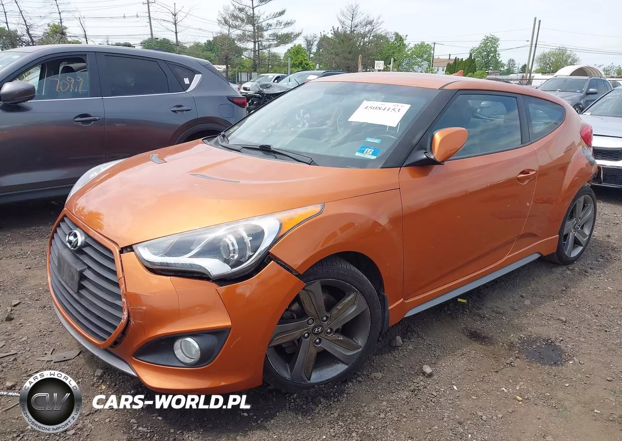 2015 Hyundai Veloster Turbo VIN:KMHTC6AE7FU216488 - 2