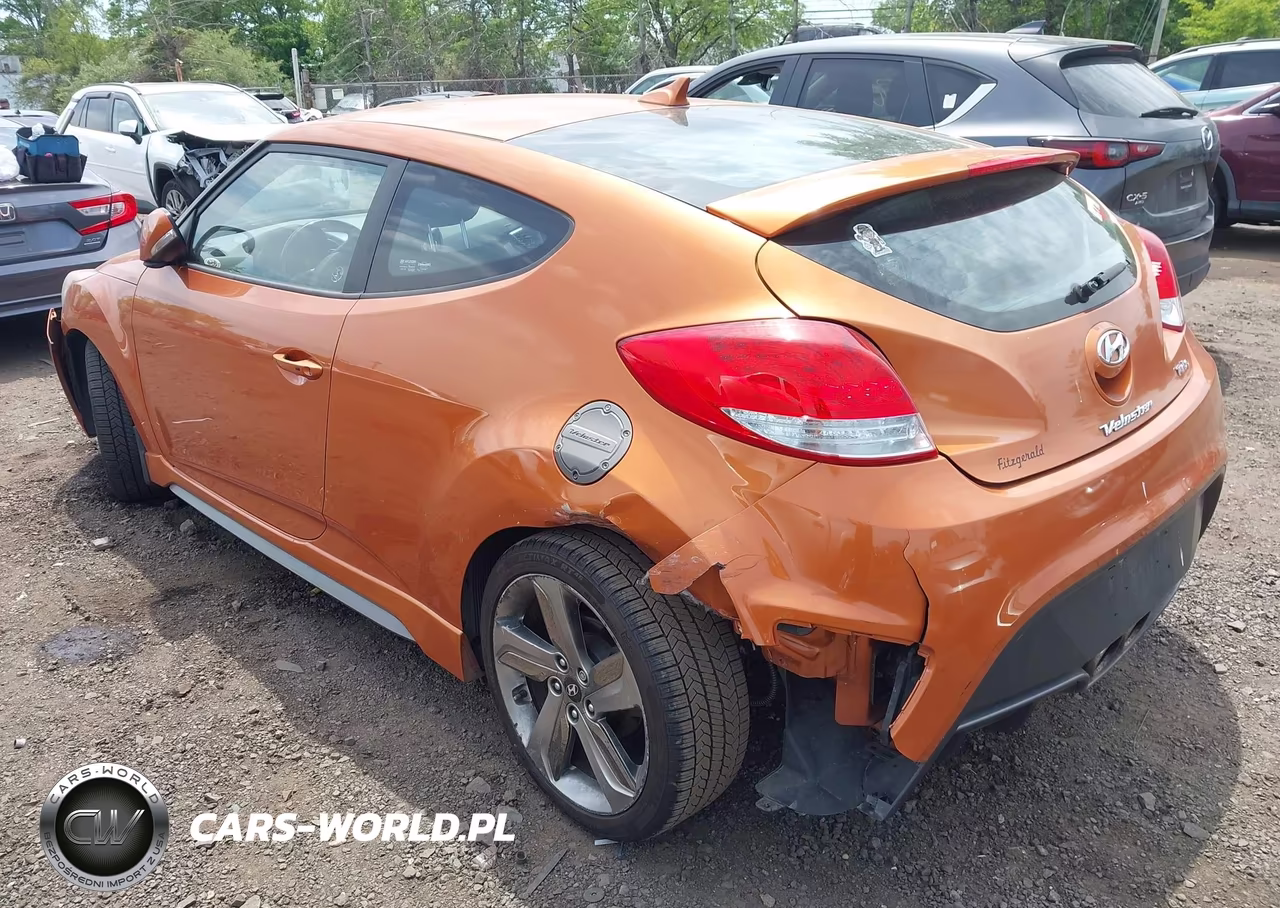 2015 Hyundai Veloster Turbo VIN:KMHTC6AE7FU216488 - 3